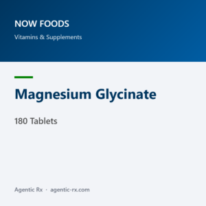 NOW Magnesium Glycinate (180 Tablets)